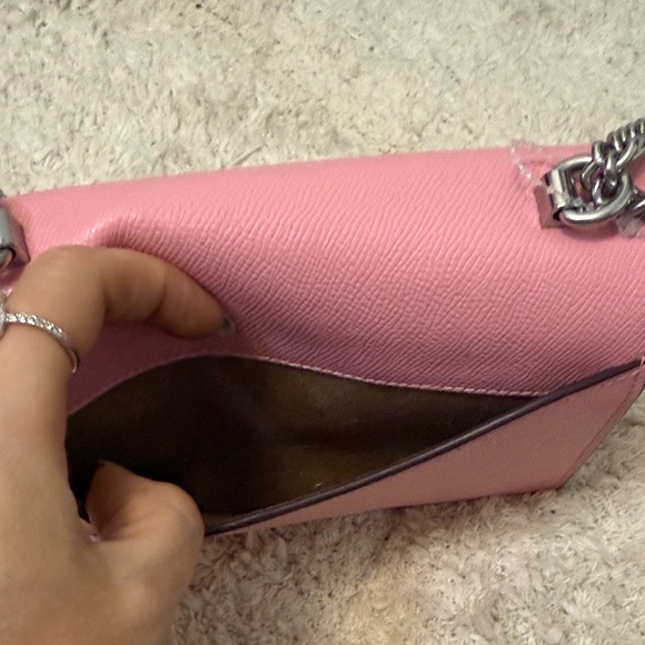 NWOT Coach Pink Klare Crossbody Bag with Chain Strap - Picture 6 of 13